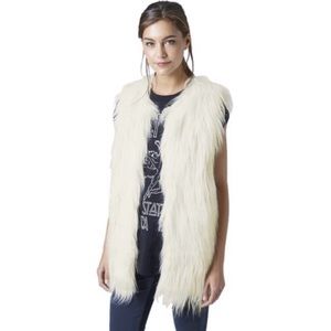 Topshop Shaggy Faux Fur Vest